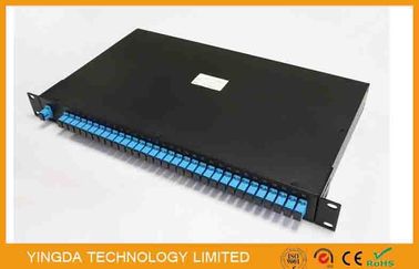 Mua Rack Mount 19 "1 * 32 Fiber Optic PLC Splitter, Thiết bị Tường lửa Lightwave sản xuất trực tuyến