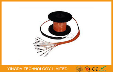 Mua 8/12 lõi lõi Pre -Terminated Fiber Optic Patch cáp dây cáp tải Với kéo mắt sản xuất trực tuyến