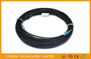 Mua 1 Core Tự Hỗ trợ FTTH Patch Cord SC - SC Cáp quang rời Black FRP LSZH sản xuất trực tuyến
