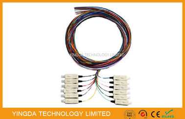Mua Sợi quang sợi quang 850 & 1300nm MM Pigtail SC MM 50 / 125um 12 sợi Pigtail LSZH Multimode 3M sản xuất trực tuyến