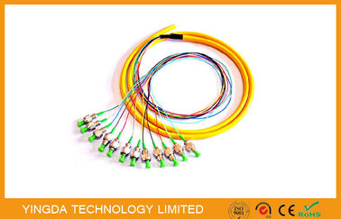 Mua Patch Panel APC / FC sợi quang Pigtail / Patch Cords 8 lõi 12 lõi xanh Tight Buffer sản xuất trực tuyến