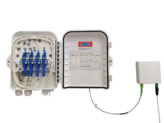 YINGDA FTTH 8 lõi nhựa cột lắp đặt sợi quang phân phối hộp Splitter thả cáp 3mm cho nội thất