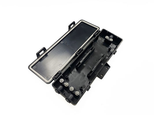 YINGDA 1In 2Out 2Cores Fiber Optic Protection Box Màu đen ABS vật liệu cho máy kết nối cơ học