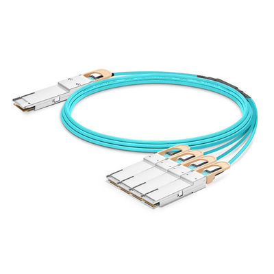 Tốc độ cao 400G QSFP-DD đến 2x200G QSFP56 AOC Breakout Cable Cable quang hoạt động