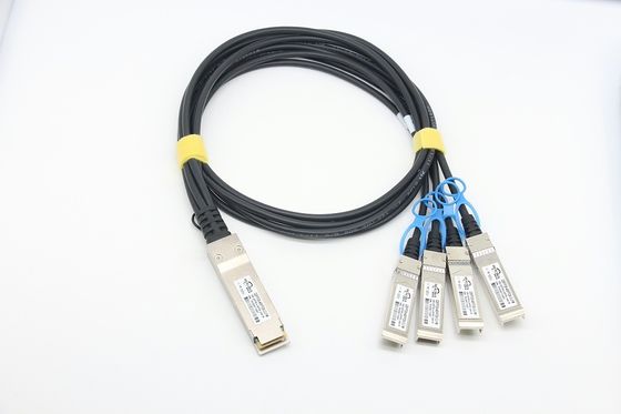 100G QSFP28 đến 4x25G SFP28 DAC Twinax Cable Direct Attach Copper Material tương thích với Cisco