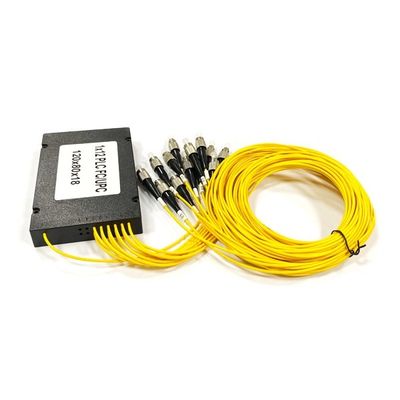 chất lượng cao FTTH 1x12 FC kết nối sợi quang hộp phân phối hộp ABS PLC Splitter cho rack patch panel
