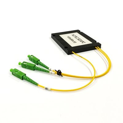 Bộ chia quang FTTH sợi quang đơn mode 1X2 1X4 1X8 với hộp ABS 2.0mm dùng cho thiết bị sợi quang FTTA trong FTTH