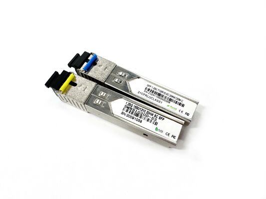 Fibre Optic Module Price SFP-1.25G-LX 1.25G 20KM  SC Dual SFP 1310nm 1550nm 20KM  SFP+ for Telecom Data Center FTTX